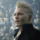 Johnny Depp como Grindelwald en Fantastic Beasts.